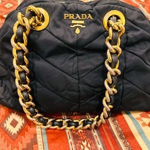 Authentic Prada Tessuto Catena handbag. Luxury bag, no lock/key.